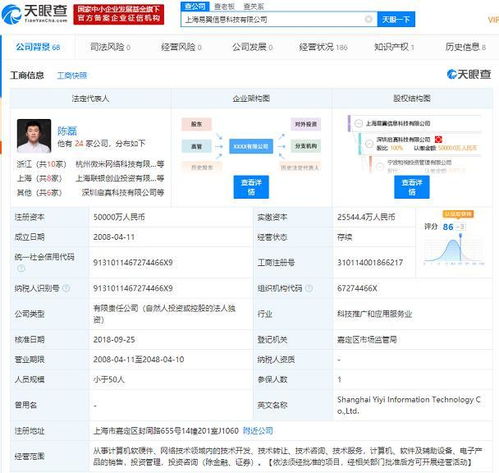 工商变更 黄峥退出上海易翼信息科技有限公司监事